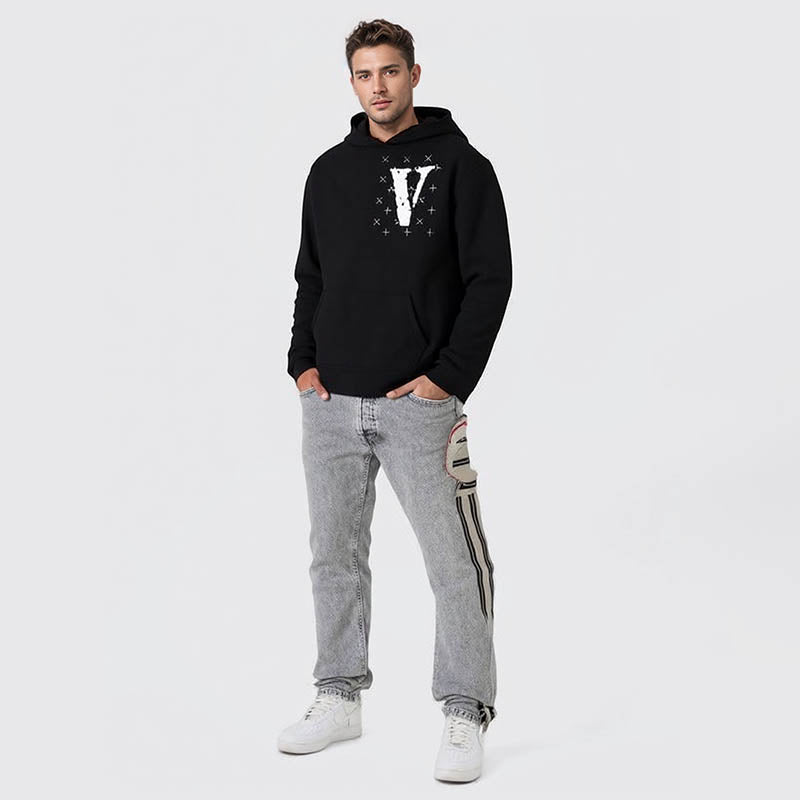 Autumn and winter new letter printed men's sweatshirt high street hip hop street hoodie