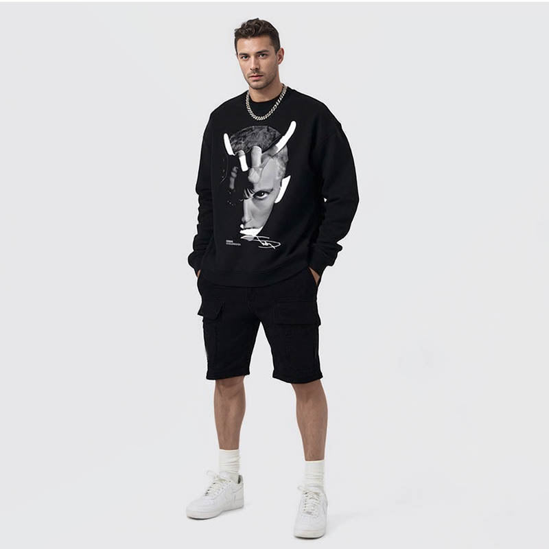 Men's Hoodies Pullover Hoodies Hooded Sweatshirts Drawstring Hoodies with Pockets