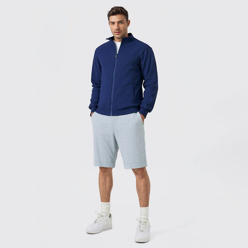 High Quality Fleece Lined Couples Track Jacket Plus Size Baseball Bomber Jacket Casual Full Zipper Sweatshirt Unisex Streetwear Coats Sports Outwear Tops