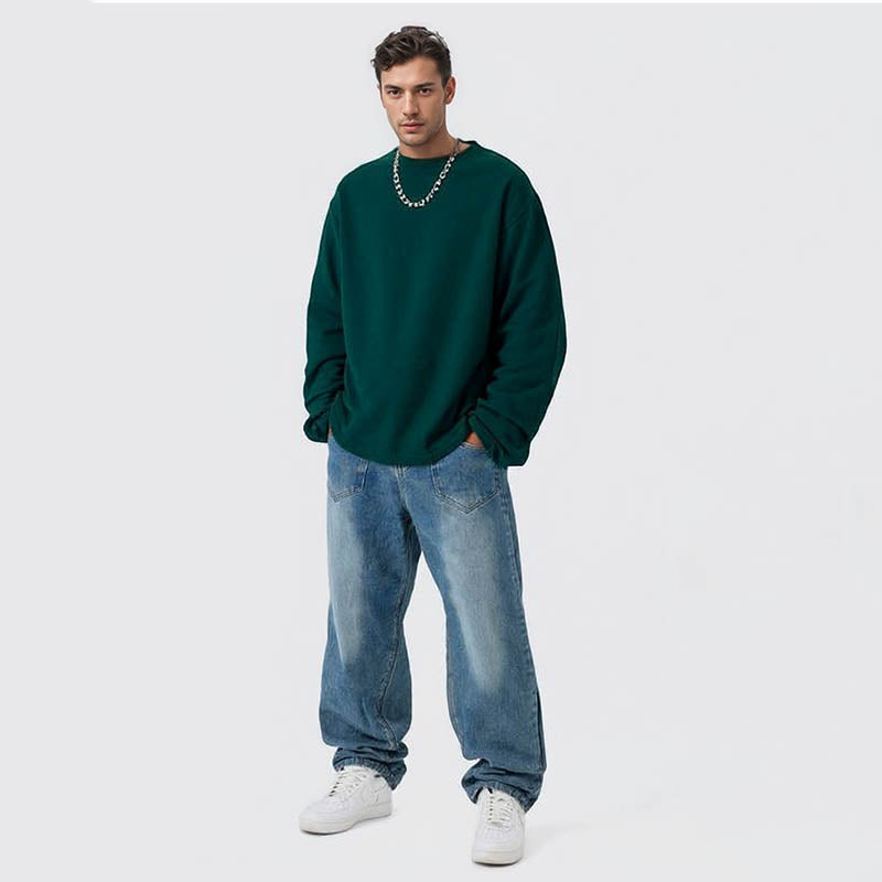Cosych Men's Cotton Long -Sleeved T -Shirt