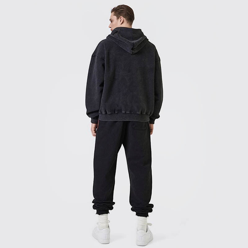 Autumn and winter loose sports uniform hooded pullover sweatshirt for men with digital print sweatshirt