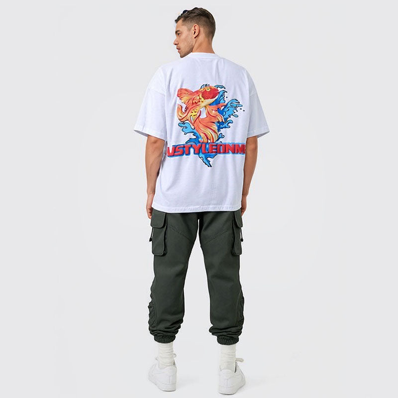 Cotton printed T-shirt for men