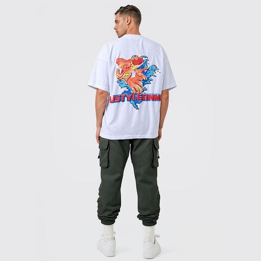 Cotton printed T-shirt for men