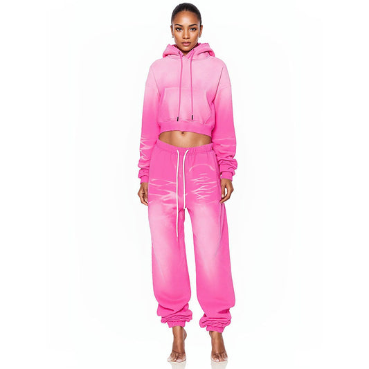 Add fleece hoodie women's top Spice short to make old hoodie women's wear