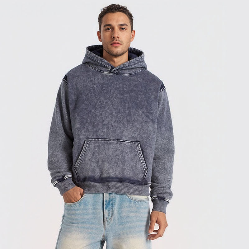 450G heavy wash vintage hoodie
