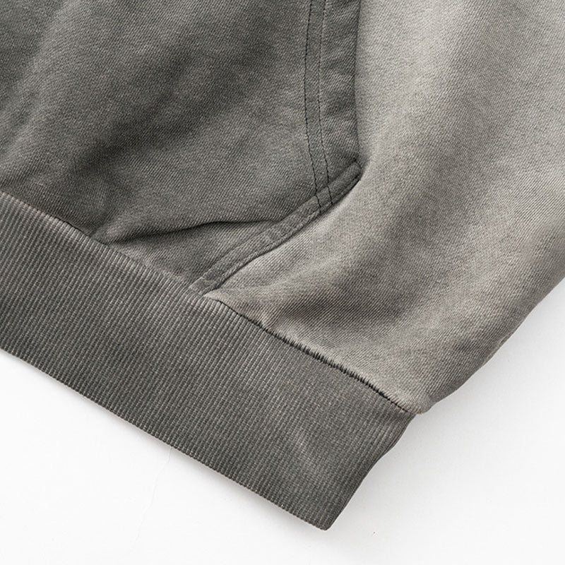 Men's autumn and winter creative expression pack distressed tops trendy hooded sweatshirts for men