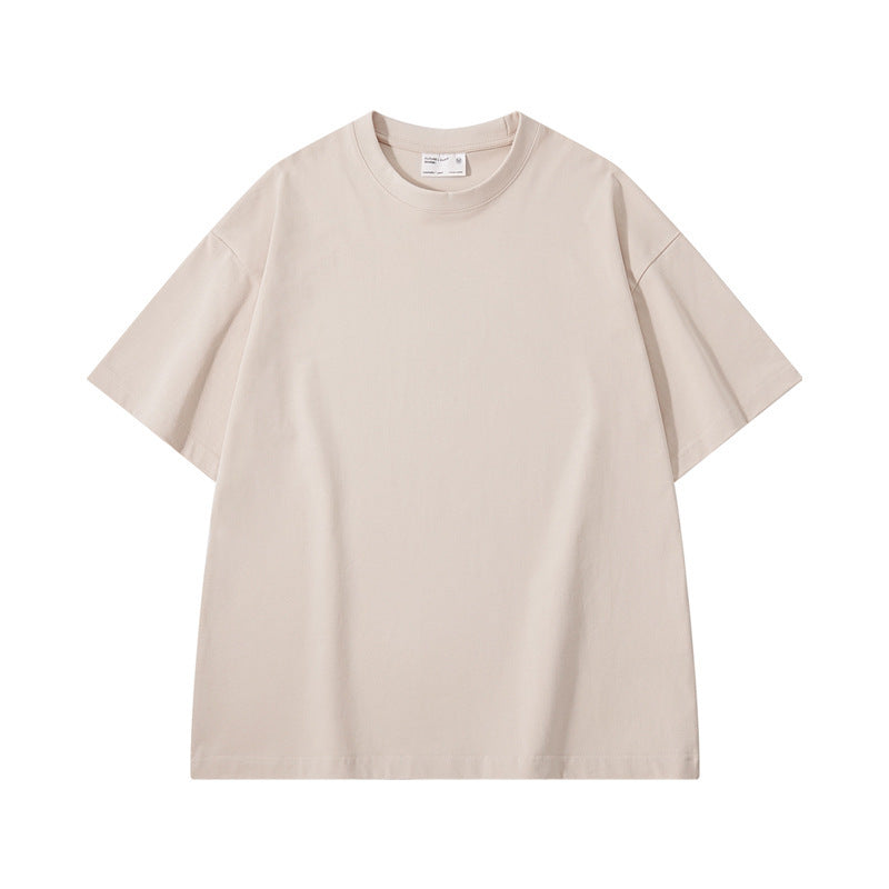 Heavy extra 300g cotton round neck solid color blank T-shirt