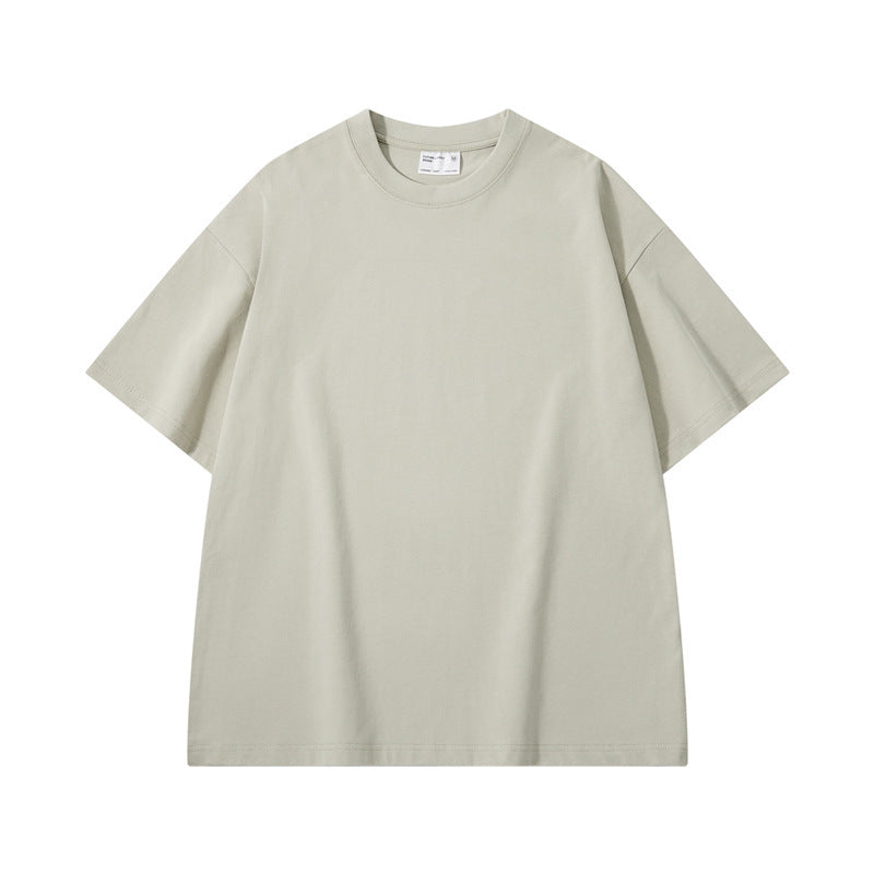 Heavy extra 300g cotton round neck solid color blank T-shirt