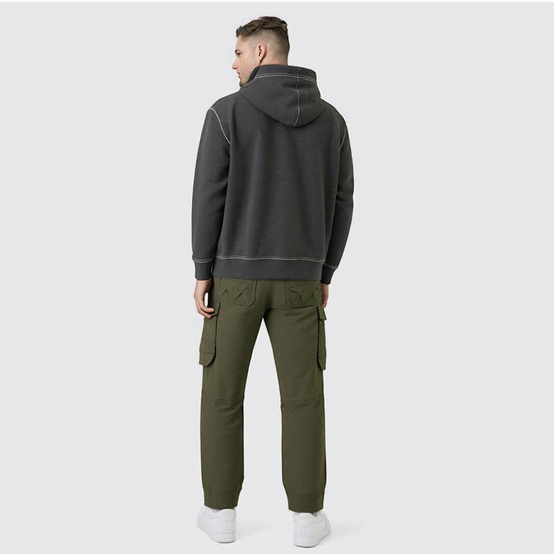 Mens Hoodies Pullover Oversized Acid Wash Hoodie Heavyweight Hoodie Men Athletic Vintage Sweatshirt Streetwear