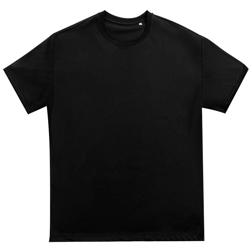 Solid color simple versatile short-sleeved t-shirt for men