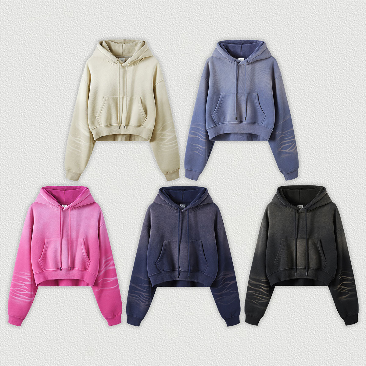 Add fleece hoodie women's top Spice short to make old hoodie women's wear