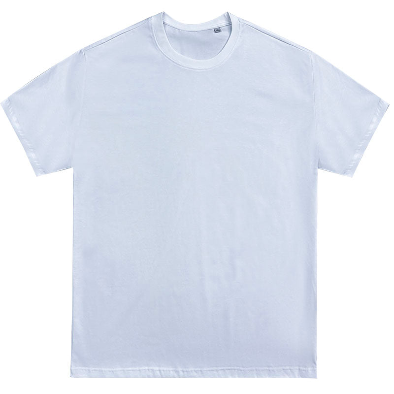 Solid color simple versatile short-sleeved t-shirt for men