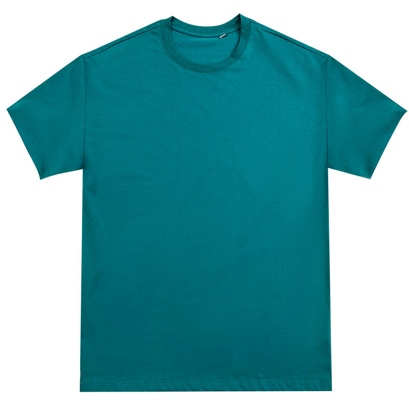 Solid color simple versatile short-sleeved t-shirt for men