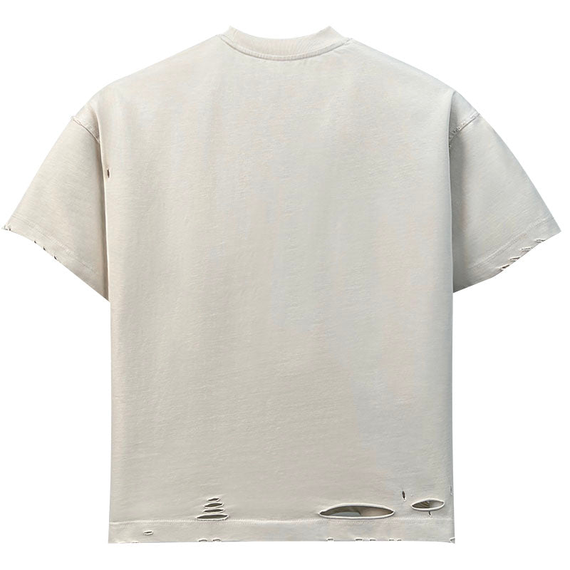 Loose cotton short sleeve T-shirt for men