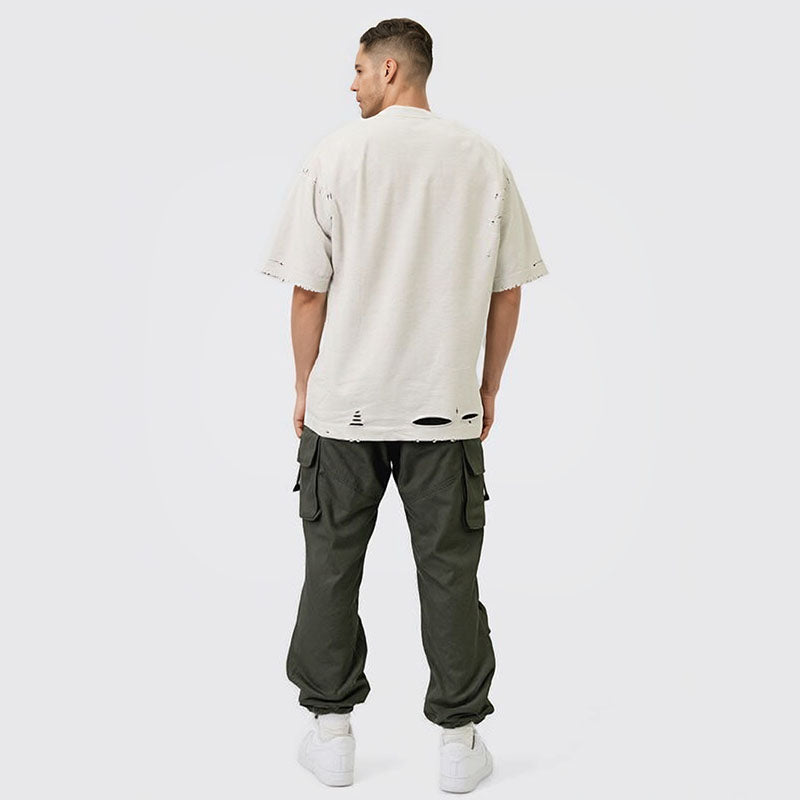 Loose cotton short sleeve T-shirt for men