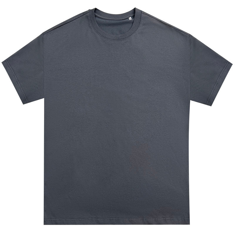 Solid color simple versatile short-sleeved t-shirt for men