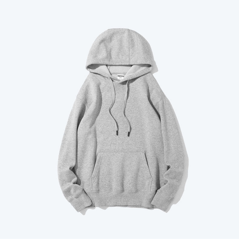 Men's Casual Fleece Hoodie Casual Hooded Sweatshirt Fleece Long Sleeve Pullover